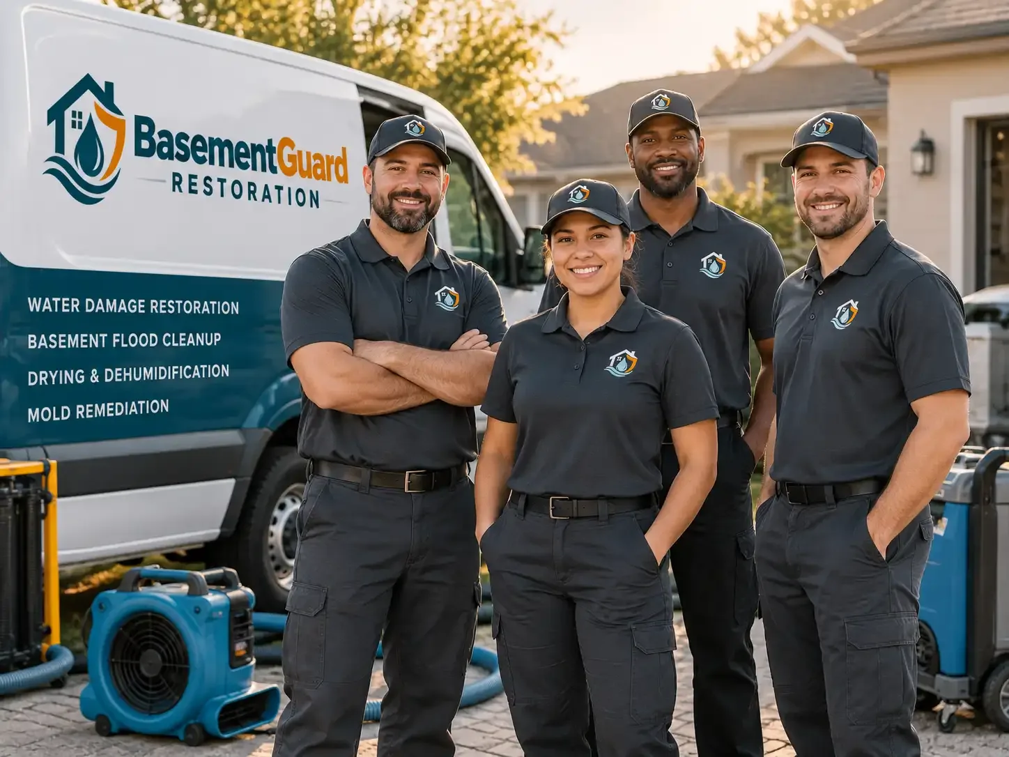 Basement Water Damage Restoration company in Round Mountain, TX